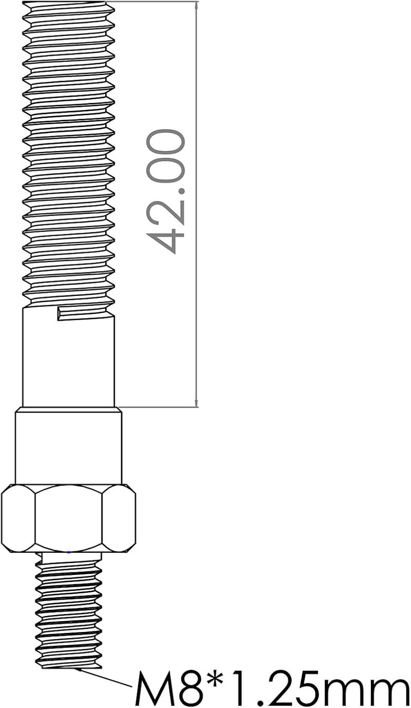 CORWIN Store UNC3/18-16 Extended Rivet Nut Gun Mandrels and Nosepiece Set, Specifically Designed for Installing Pre-bulbed Rivet Nuts and Similar Threaded Inserts Multi-Grip - Image 3